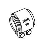 درپوش کلمپی